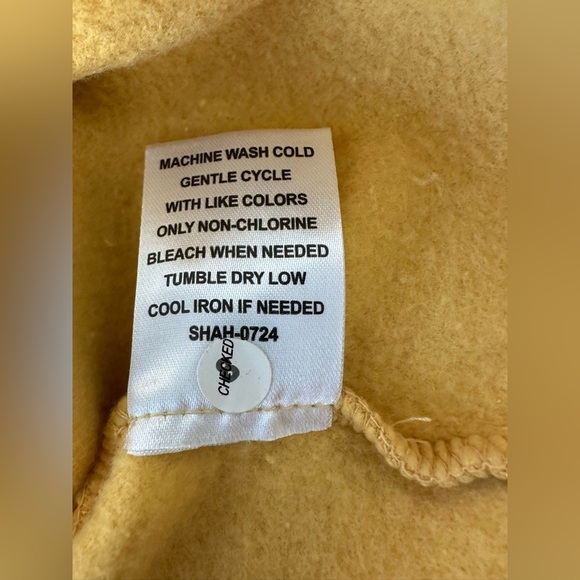 Ed Hardy Fir Tiger Yellow Graphic Hoodie Size XL - Picture 10 of 10